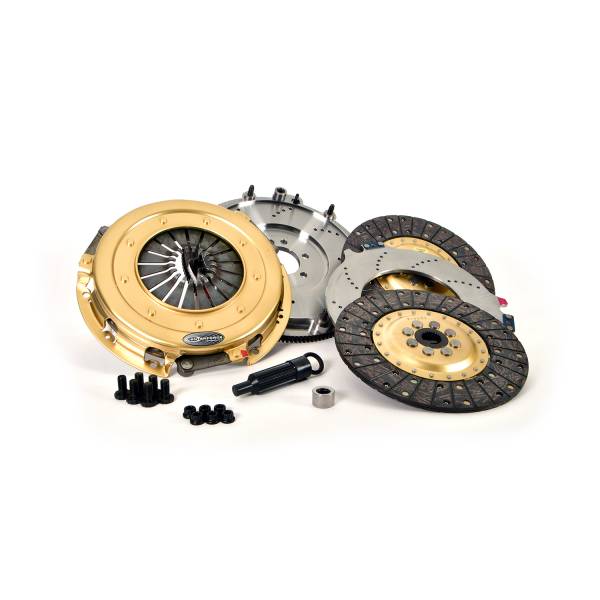 Centerforce - Centerforce SST 10.4, Multi=Disc Clutch and Flywheel Kit, 44.30 lbs, 153 Tooth R.Gear, 0 in/oz C-Bal, 6 Bolt Crank, 925 ft/lbs Capacity, 10.4in Dia., 26-Spline, Fits Chevrolet/GMC Cars and Trucks 8 Cyl