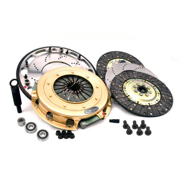 Centerforce - Centerforce SST 10.4, Multi=Disc Clutch and Flywheel Kit, 44.30 lbs, 168 Tooth R.Gear, 0 in/oz C-Bal, 6 Bolt Crank, 925 ft/lbs Capacity, 10.4in Dia., 26-Spline, Fits Chevrolet/Pontiac Cars 8 Cyl