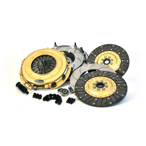 Centerforce - Centerforce SST 10.4, Multi=Disc Clutch and Flywheel Kit, 50.80 lbs, 168 Tooth R.Gear, 0 in/oz C-Bal, 8 Bolt Crank, 925 ft/lbs Capacity, 10.4in Dia., 26-Spline, Fits Chevrolet Camaro and Corvette 6.2L