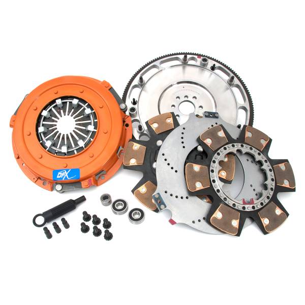 Centerforce - Centerforce DYAD ® XDS 10.4, Extreme Multi-Disc Clutch and Flywheel Kit, 47.2 lbs, 168 Tooth R.Gear, 0 in/oz C-Bal, 6 Bolt Crank, 1600 ft/lbs Capacity, 10.4in Dia., 26-Spline, Fits Chevrolet/Pontiac Cars 8 Cyl