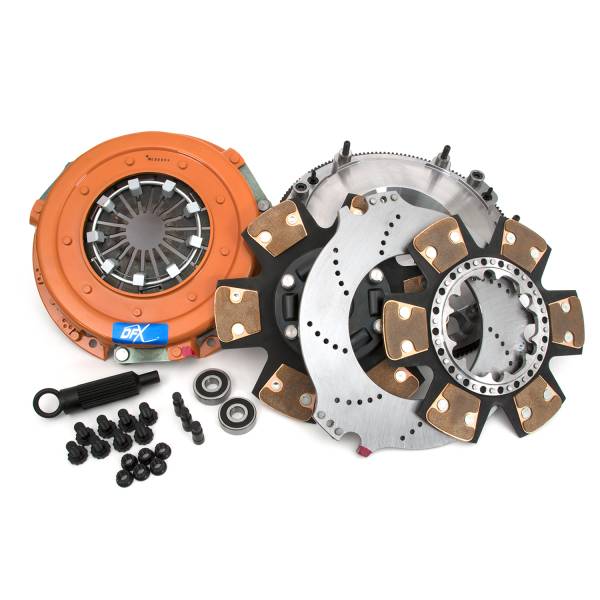 Centerforce - Centerforce DYAD ® XDS 10.4, Extreme Multi-Disc Clutch and Flywheel Kit, 53.20 lbs, 168 Tooth R.Gear, 0 in/oz C-Bal, 8 Bolt Crank, 10.4in Dia., 26-Spline, Fits Chevrolet Camaro and Corvette 6.2L