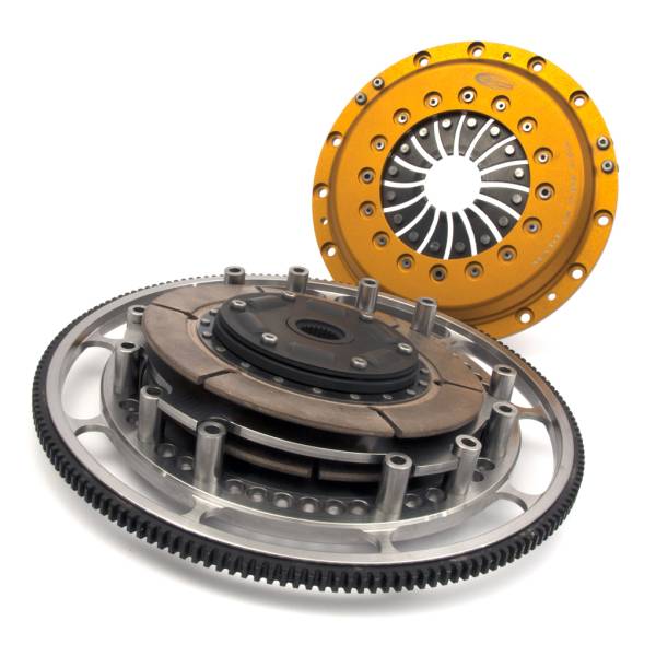 Centerforce - Centerforce DYAD ® XDS 8.75, Extreme Multi-Disc Clutch and Flywheel Kit, 168 Tooth R.Gear, 0 in/oz C-Bal, 6 Bolt Crank, 750 ft/lbs Capacity, 8.75in Dia., 26-Spline, Fits Chevrolet/Pontiac Cars 5.7L