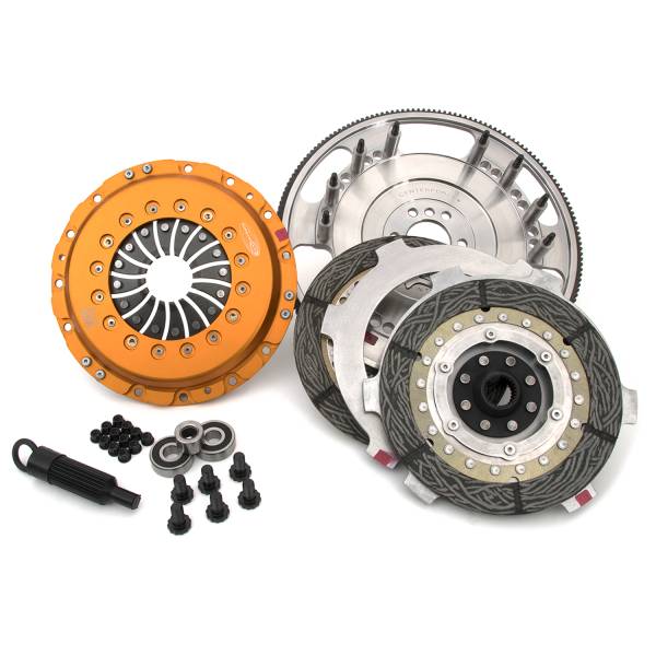 Centerforce - Centerforce TRIAD ® DS, Extreme Multi-Disc Clutch and Flywheel Kit, 32.90 lbs, 168 Tooth R.Gear, 6 Bolt Crank, 900 ft/lbs Capacity, 8.750in Dia., 26-Spline, Fits Chevrolet/Pontiac Cars 8 Cyl