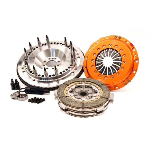 Centerforce - Centerforce TRIAD ® DS, Extreme Multi-Disc Clutch and Flywheel Kit, 168 Tooth R.Gear, 8 Bolt Crank, 900 ft/lbs Capacity, 8.75in Dia., 26-Spline, Fits Chevrolet Camaro and Corvette 6.2L