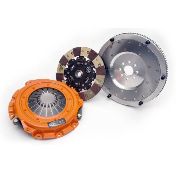 Centerforce - Centerforce Dual Friction ®, High Performance Clutch Pressure Plate, High Performance Disc, High Performance and Flywheel Set, 135 Tooth R.Gear, 0 in/oz C-Bal, 8 Bolt Crank, 345 ft/lbs Capacity, 9.125in Dia., 14-Spline, Fits Chevrolet/Saturn Cobalt and I