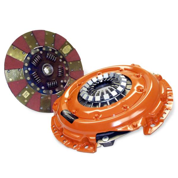 Centerforce - Centerforce Dual Friction ®, High Performance Clutch Pressure Plate and Disc Set, 687 ft/lbs Capacity, 11in Dia., 10-Spline, Fits Ford Mustang GT 4.6L