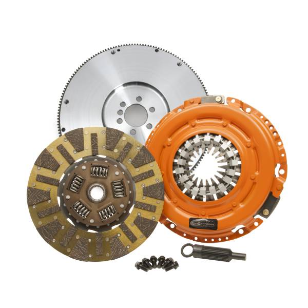 Centerforce - Centerforce Dual Friction ®, High Performance Clutch Pressure Plate, High Performance Disc, High Performance and Flywheel Set, 53.15 lbs, 168 Tooth R.Gear, 0 in/oz C-Bal, 6 Bolt Crank, 700 ft/lbs Capacity, 12in Dia., 10-Spline, Fits Chevrolet/GMC Trucks