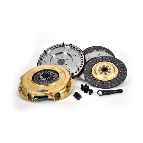 Centerforce - Centerforce SST 10.4, Multi=Disc Clutch and Flywheel Kit, 46.25 lbs, 130 Tooth Gear, 6 Bolt Crank, 925 ft/lbs Capacity, 10.4in Dia., 23-Spline, Fits Dodge/Plymouth Cars and Trucks 8 Cyl