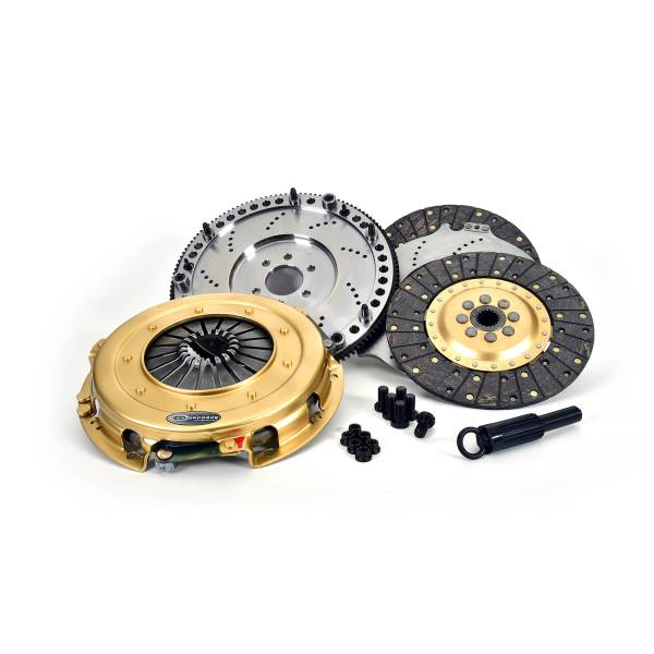 Centerforce - Centerforce SST 10.4, Multi=Disc Clutch and Flywheel Kit, 46.20 lbs, 130 Tooth Gear, 6 Bolt Crank, 925 ft/lbs Capacity, 10.4in Dia., 18-Spline, Fits Dodge/Plymouth Cars 7.2L