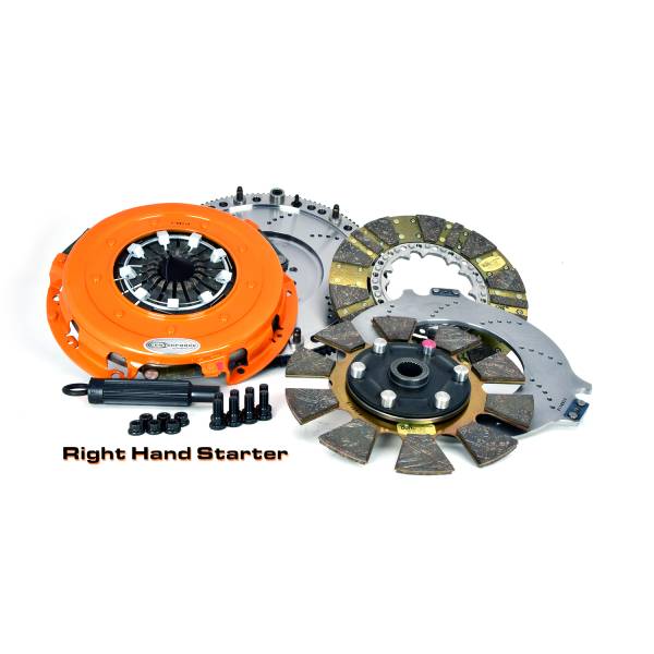 Centerforce - Centerforce DYAD ® DS 10.4, Multi-Disc Clutch and Flywheel Kit, 47.30 lbs, 130 Tooth Gear, 8 Bolt Crank, 10.4in Dia., 26-Spline, Fits Dodge s Crate Engines & Swaps Gen III HEMI 8 Cyl