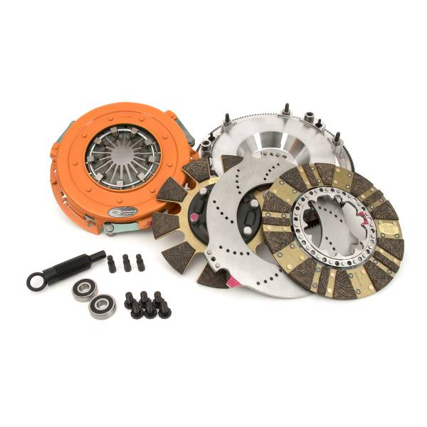 Centerforce - Centerforce DYAD ® DS 10.4, Multi-Disc Clutch and Flywheel Kit, 168 Tooth Gear, 0 in/oz Externally Balanced, 6 Bolt Crank, 1300 ft/lbs Capacity, 10.4in Dia., 26-Spline, Fits Cadillac/Chevrolet CTS and Camaro V 6.2L