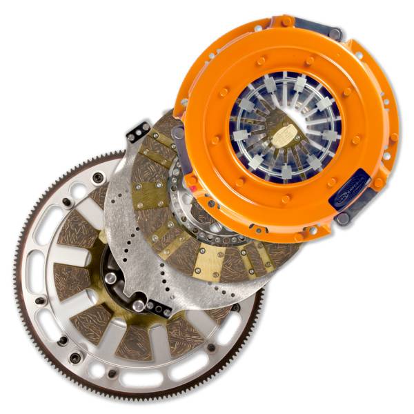 Centerforce - Centerforce DYAD ® DS 10.4, Multi-Disc Clutch and Flywheel Kit, 47.8 lbs, 168 Tooth Gear, 24.4 in/oz Externally Balanced, 6 Bolt Crank, 1300 ft/lbs Capacity, 10.4in Dia., 10-Spline, Fits Chevrolet/GMC Cars and Trucks 6.6L