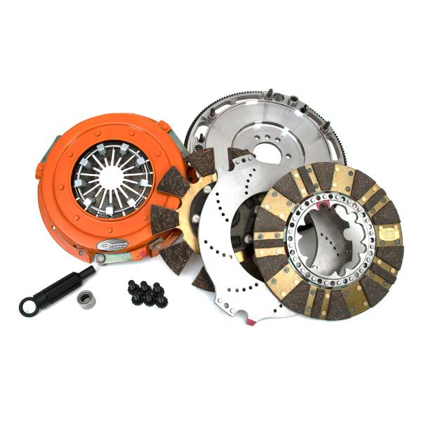 Centerforce - Centerforce DYAD ® DS 10.4, Multi-Disc Clutch and Flywheel Kit, 168 Tooth Gear, 41.7 in/oz Externally Balanced, 6 Bolt Crank, 10.4in Dia., 10-Spline, Fits Chevrolet Crate Engines & Swaps ZZ454 7.4L/8.2L