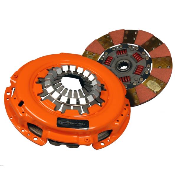 Centerforce - Centerforce Dual Friction ®, High Performance Clutch Pressure Plate and Disc Set, 423 ft/lbs Capacity, 10in Dia., 10-Spline, Fits Ford Mustang Base 4.0L