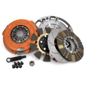 Centerforce - Centerforce DYAD ® DS 10.4, Multi-Disc Clutch and Flywheel Kit, 184 Tooth R.Gear, 24 in/oz C-Bal, 6 Bolt Crank, 10.4in Dia., 26-Spline, Fits Ford F-250 and F-350 7.5L - Image 1